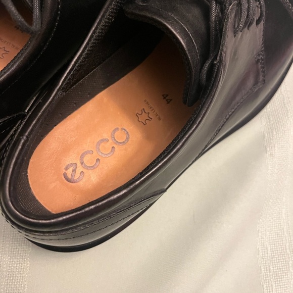 Ecco Black Leather Men\'s Oxfords size EU44 US 10.5 BRAND NEW main image 5